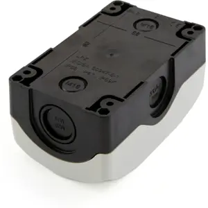 Caixa botoneira para 2 atuadores Ø22mm