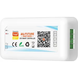 Controlador LED 1CH Wi-Fi 5-24VDC 6A/CH compatível c/ Tuya - ADVITI AD-TL-6501
