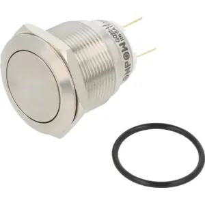 Interruptor de pressão anti-vandalismo SPDT ON-(ON) IP65 Ø22mm