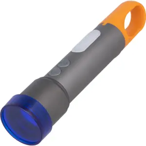 Lanterna multifuncional LED 10W recarregável (USB-C) 1200mAh 500lm c/ 4 lentes coloridas