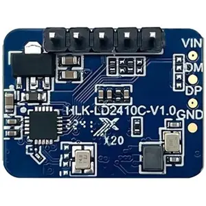 Sensor de radar de ondas milimétricas 24GHz para deteção de presença humana estática c/ Bluetooth - 16x22mm