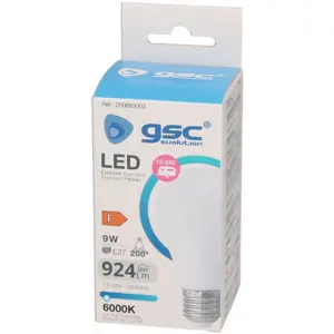 Lâmpada LED E27 A60 12..24V 9W 6000K (branco frio) 924lm