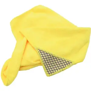 Pano de microfibras de limpeza universal - amarelo - 400x400mm