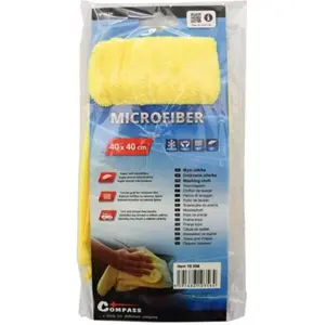 Pano de microfibras de limpeza universal - amarelo - 400x400mm