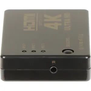 Comutador HDMI 4K 3/1 com comando