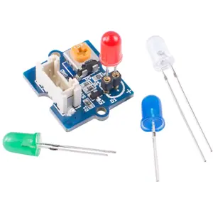 Módulo Grove - 4 LEDs (rojo, verde, azul y blanco) 5mm