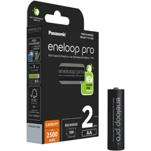 Baterias recarregáveis AA 2500mAh (mín.) [2 unid.]