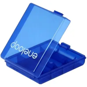 Baterias recarregáveis AA 2000mAh (mín.) [4 unid.] + caixa de armazenamento