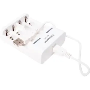 Carregador BQ-CC61 com 4 baterias recarregáveis AA Ni-MH 2000mAh BK-3MCDE