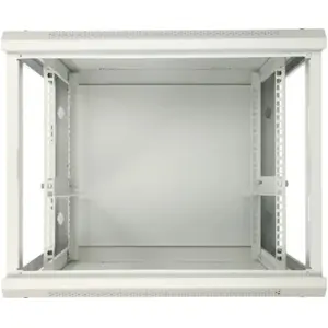 Armário bastidor (Rack) 19'' de parede 9U 600×600×498mm - Cinzento