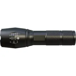 Lanterna LED c/ zoom em alumínio 10W 400lm - Recarregável
