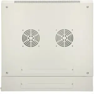 Armário bastidor (Rack) 19'' de Dupla Secção p/ parede 12U 600×(600+150)×640mm - Cinzento