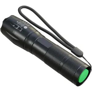 Lanterna LED c/ zoom em alumínio 10W 200lm - 3x AAA