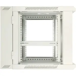 Armário bastidor (Rack) 19'' de Dupla Secção p/ parede 12U 600×(600+150)×640mm - Cinzento