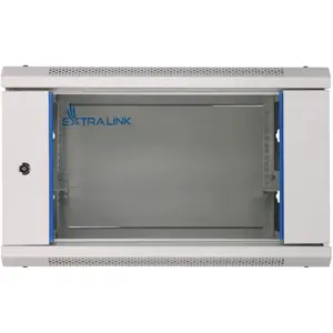 Armário bastidor (Rack) 19'' de parede 4U 600×600×280mm - Cinzento
