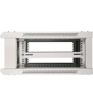 Armário bastidor (Rack) 19'' de parede 4U 600×600×280mm - Cinzento
