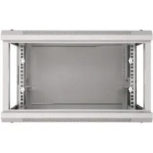 Armário bastidor (Rack) 19'' de parede 4U 600×600×280mm - Cinzento