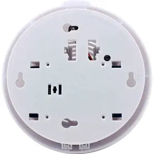 Detector de fumo s/ fios com sirene e LED p/ alarme Nivian Smart