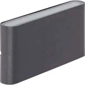 Aplique de LED SLIM 230VAC 12W 960Lm CCT (3000/4000/6000K) - IP54 - Cinzeno