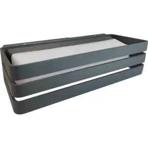 Aplique LED 230VAC 12W 960Lm CCT (3000/4000/6000K) - IP54 - Cinzeno