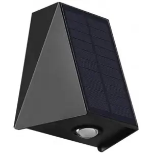 Aplique de LED solar 1.3W 6000K c/ sensor de movimento IP65