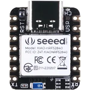 Microcontrolador Seeed Studio XIAO nRF52840 c/ Bluetooth 5.0/BLE, NFC e carregamento de bateria