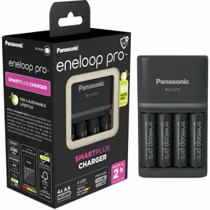 Carregador para 1-4 baterias AA e AAA + 4xAA 2500mAh