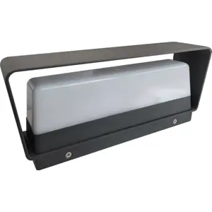 Aplique LED 230VAC 12W 960Lm CCT (3000/4000/6000K) - IP54 - Cinzeno