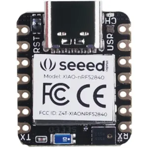 Microcontrolador Seeed Studio XIAO nRF52840 Sense c/ Bluetooth 5.0/BLE, NFC, carregamento de bateria, IMU e microfone