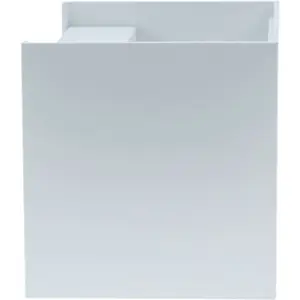 Aplique Cubo de parede LED COB 230V 2x3W 360lm CCT c/ abas orientáveis IP54 - branco