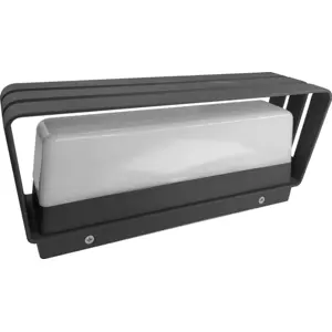 Aplique LED 230VAC 12W 960Lm CCT (3000/4000/6000K) - IP54 - Cinzeno
