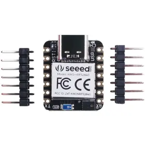 Microcontrolador Seeed Studio XIAO nRF52840 Sense c/ Bluetooth 5.0/BLE, NFC, carregamento de bateria, IMU e microfone