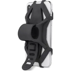 Suporte universal de telemóvel (4'' - 6'') em borracha para bicicleta/mota