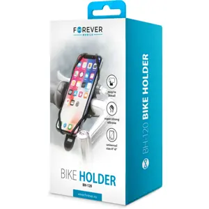 Suporte universal de telemóvel (4'' - 6'') em borracha para bicicleta/mota