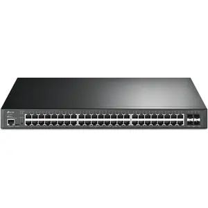 Switch 48P (48PoE+) Gigabit + 4 SFP+ 10Gbps gestionable Jetstream L2+, montable en rack