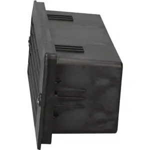 Luminária de embutir de parede c/ grelha E27 IP54 -  preto