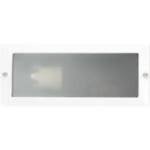 Luminária de embutir de parede E27 IP54 - Branco