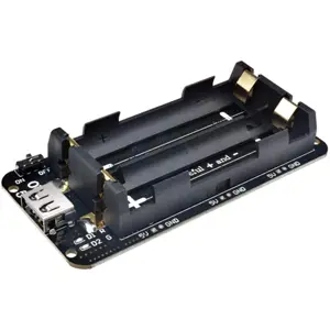 Módulo de alimentação e carga p/ baterias 2x18650 - Vout 5V e 3.3V