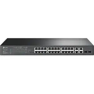 Switch 24P (24PoE) + 4P Gigabit + 2 SFP Combo Gigabit - Jetstream Smart L2+, montável em Rack