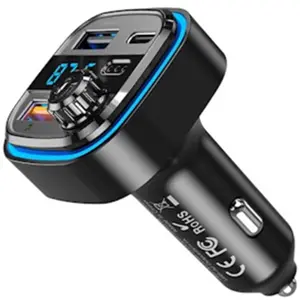Transmissor FM mãos-livres bluetooth  c/ USB-C 3.1A