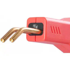 Pistola de reparação a quente para plásticos 50W c/ 200 grampos