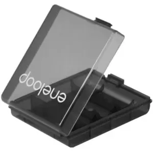 Baterias recarregáveis AA 2500mAh [4 unid.] + caixa de armazenamento