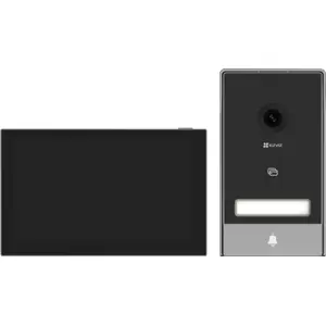 Kit Videoporteiro inteligente WiFi / 2 Fios c/ câmara 2K + monitor 7'' + leitor RFID