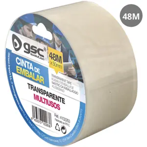 Cinta adhesiva transparente - 50mm x 48m