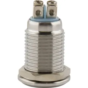 Indicador LED 6..24VDC Ø12mm (M12) IP67 - azul