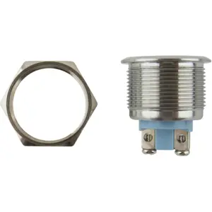 Indicador LED 6..24VDC Ø22mm (M22) IP67 - blanco