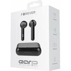 Auriculares Earbuds Bluetooth 5.1 com microfone e estojo de carregamento - preto