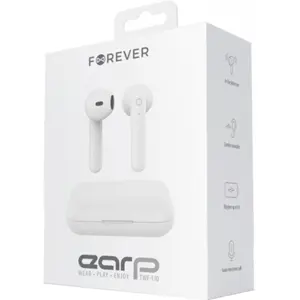 Auriculares Earbuds Bluetooth 5.1 com microfone e estojo de carregamento - branco
