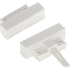 Interruptor magnético Reed Switch Lateral Mini SPST NO 100V 500mA 17x8x4mm - Branco