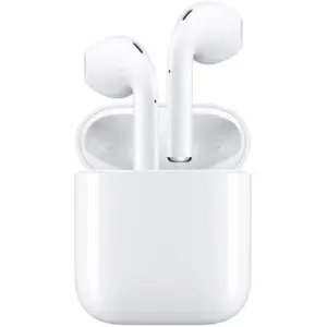 Auriculares earbuds Bluetooth 5.0 c/ estojo de bateria - Branco